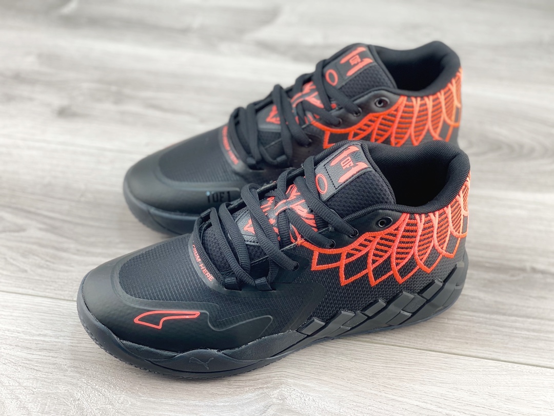 Puma LaMelo Ball MB.01 Black Red Blast 376443-08