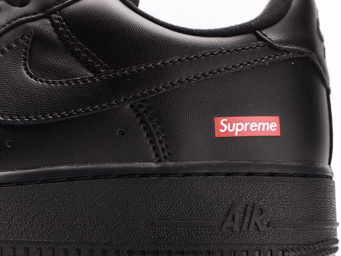 Nike Air Force 1 Low Supreme Black CU9225-001