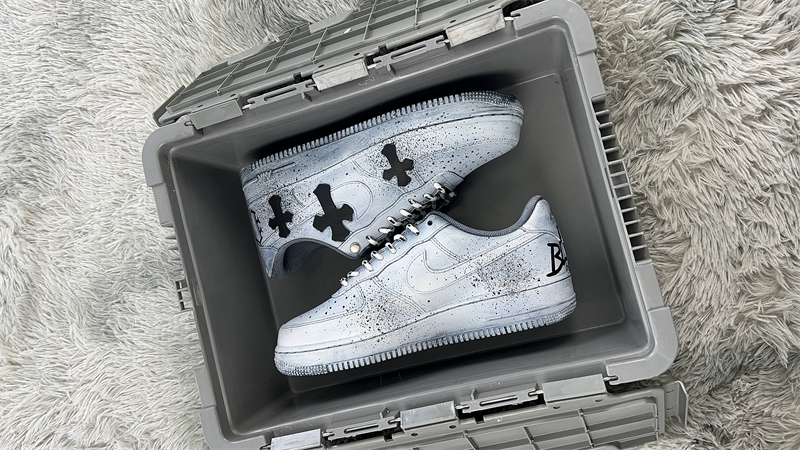 Customized cross oil splashed ink God bless DH2920-111