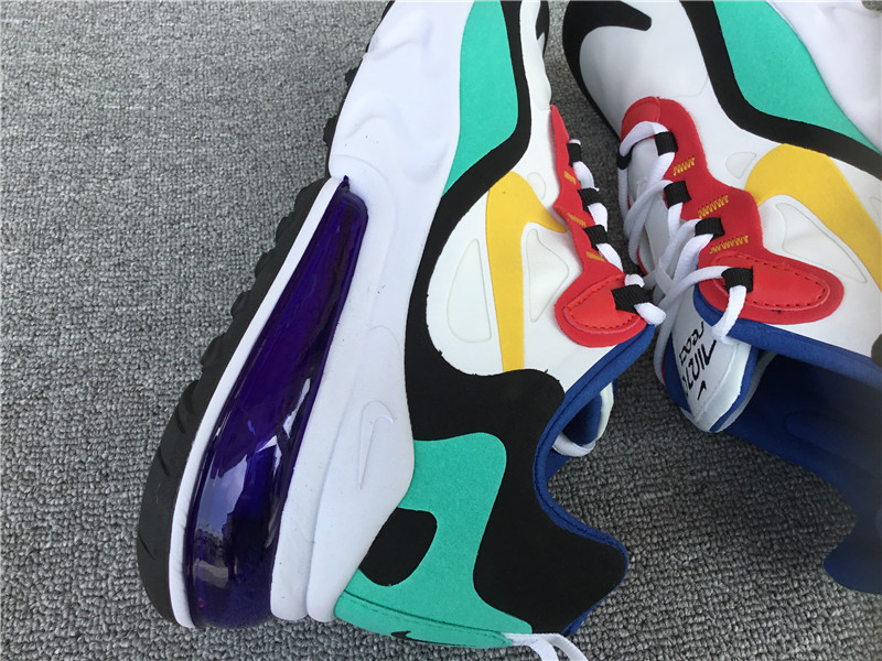 Nike Air Max 270 React Air Cushioned Running Shoe AO4971-002