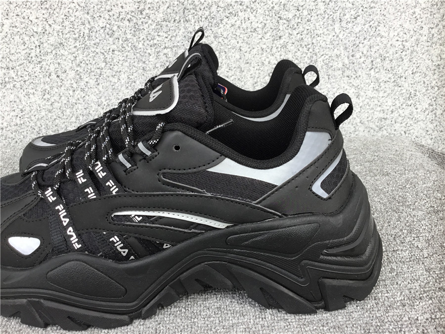 Fila heightened retro casual running shoes old shoes T12MO41107FBK