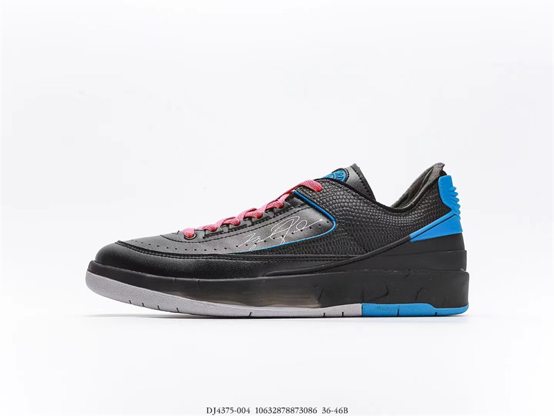 AIR Jordan 2 Retro Low SP Off-White Black Blue DJ4375-004
