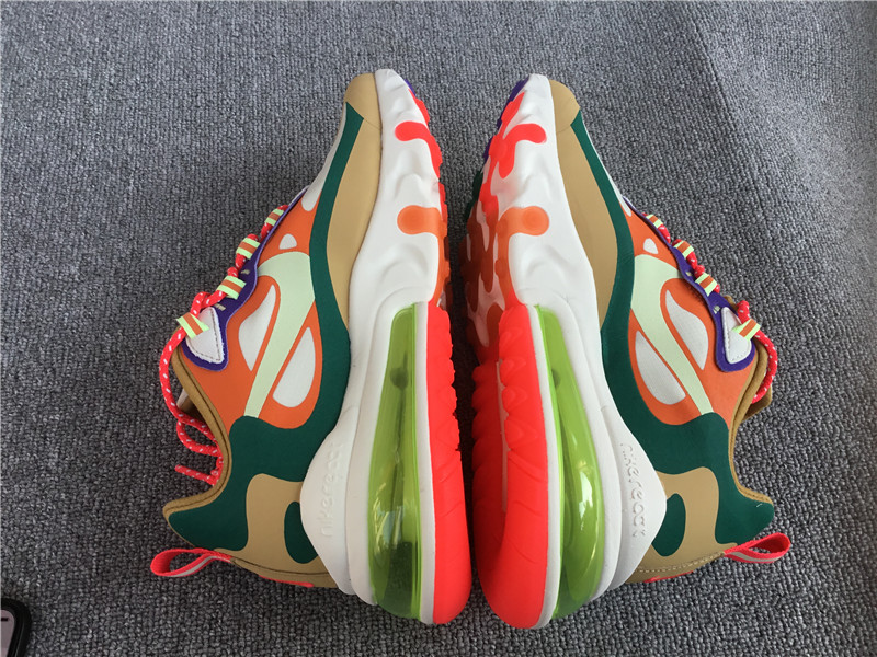 Nike Air Max 270 React Air Cushioned Running Shoe CQ4805-071