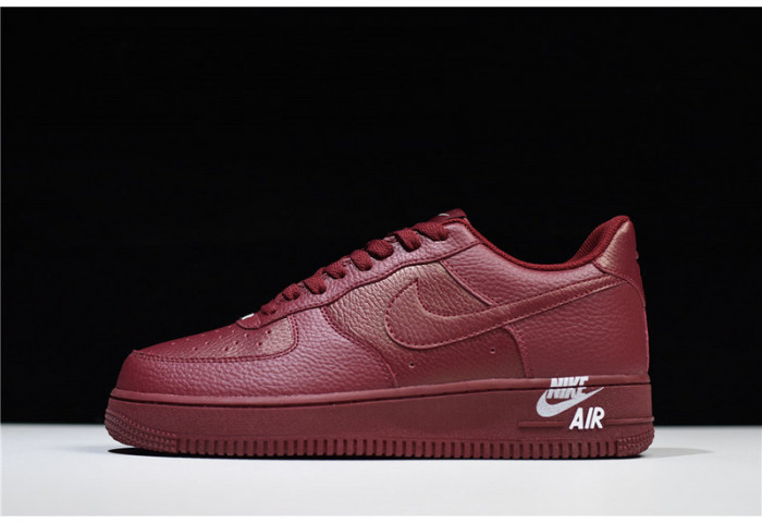 Nike Air Force 1 Low 07 LTHR Sail Team Red AJ7280-600