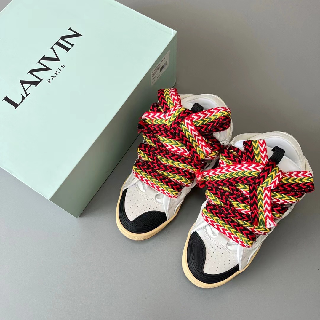 Lanvin Curb Sneaker White Multicolor