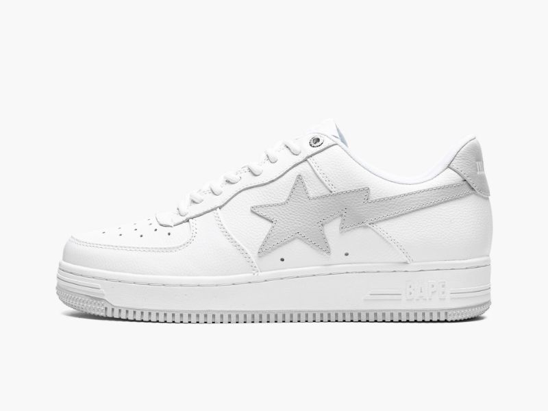 2022 A BATHING APE? Mens BAPE STA Jjjjound-Bape White/Grey