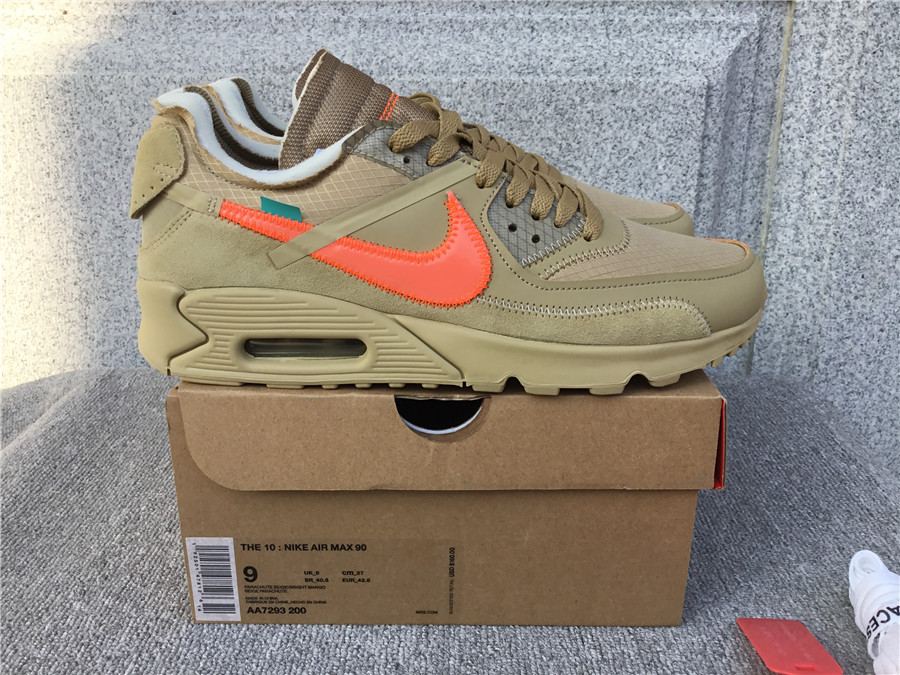 Nike Air Max90 Joint Air Cushion Mesh Breathable Running Shoes AA7293-200