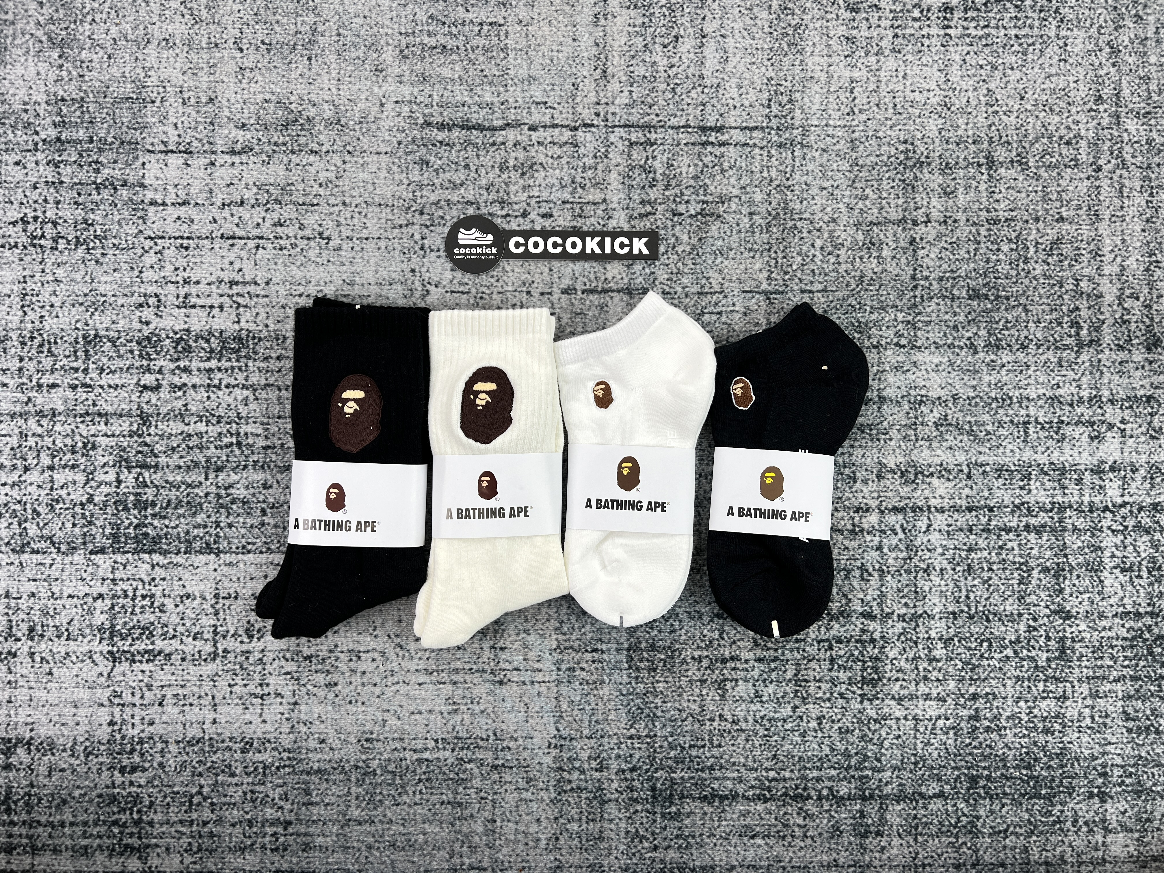 bape classic ape head socks long tube, short tube GF05082