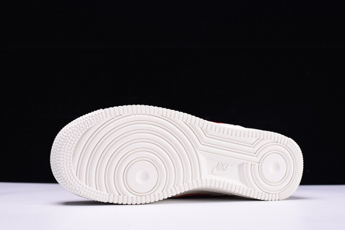 Nike Air Force 1 07 White Sport Red New Shoes 315122-126