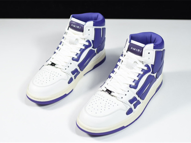 AMIRI Skel Top Hi Purple White