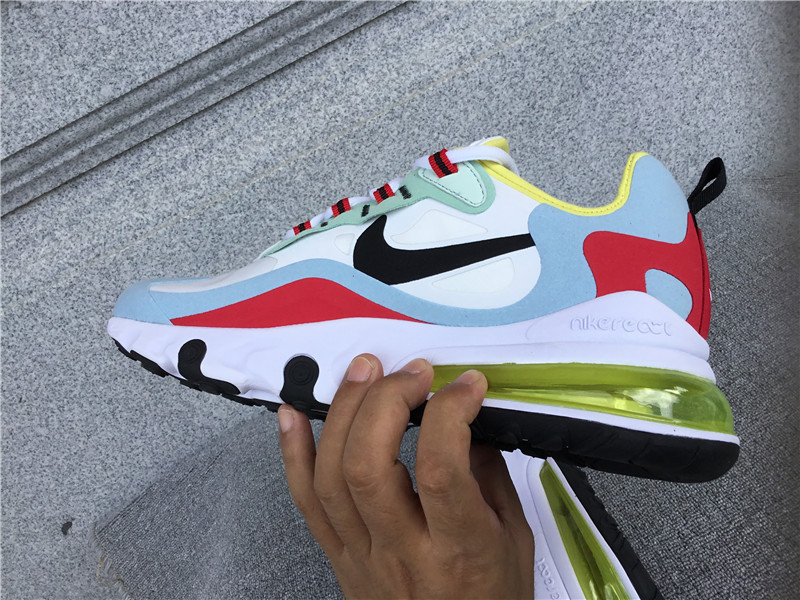 Nike Air Max 270 React Air Cushioned Running Shoe AO6174-002