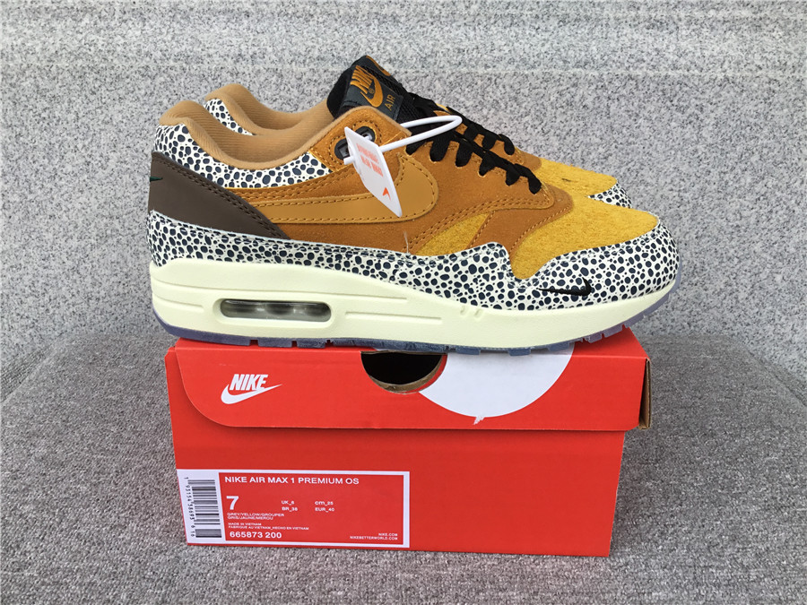 Nike Air Max 1 Nike Half Palm Air Cushion Retro Running Shoes 665873-200
