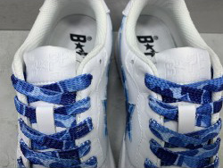 A Bathing Ape Bape Court Sta White Blue Camo