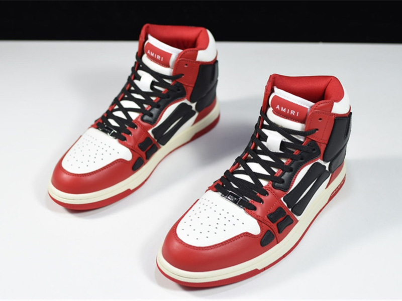 AMIRI Skel Top Hi Red Black MFS002-610