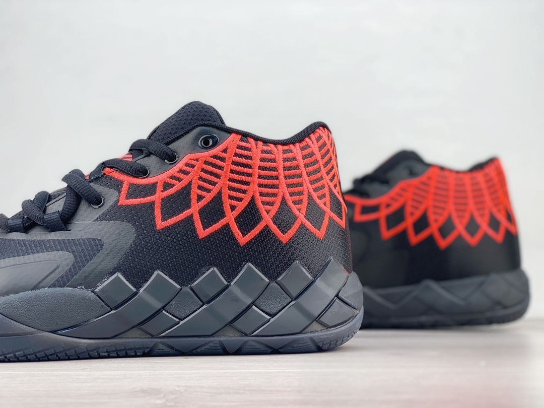 Puma LaMelo Ball MB.01 Black Red Blast 376443-08
