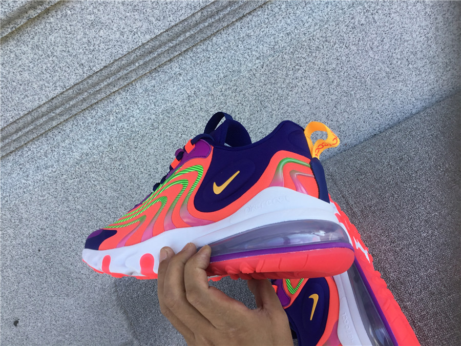 Nike Air Max 270 React Air Cushioned Running Shoe CD0113-600