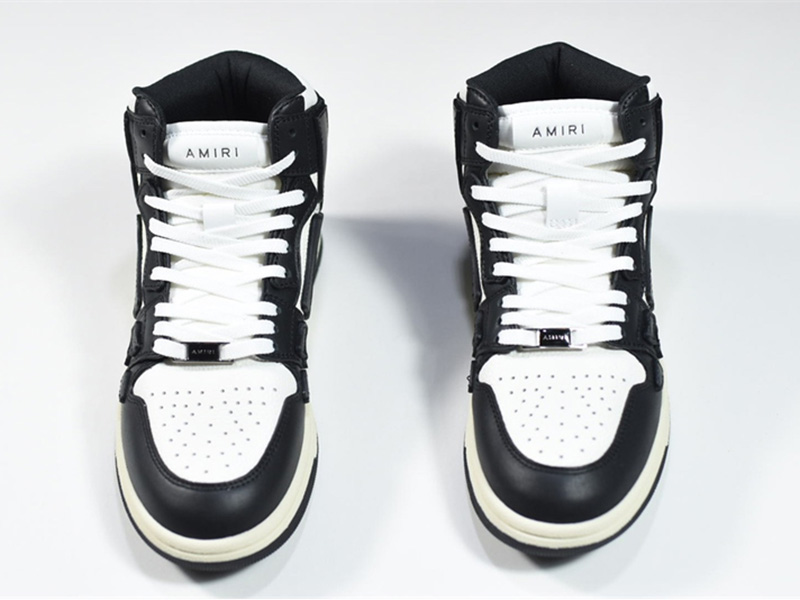 AMIRI Skel Top Hi Black White WFS002-004
