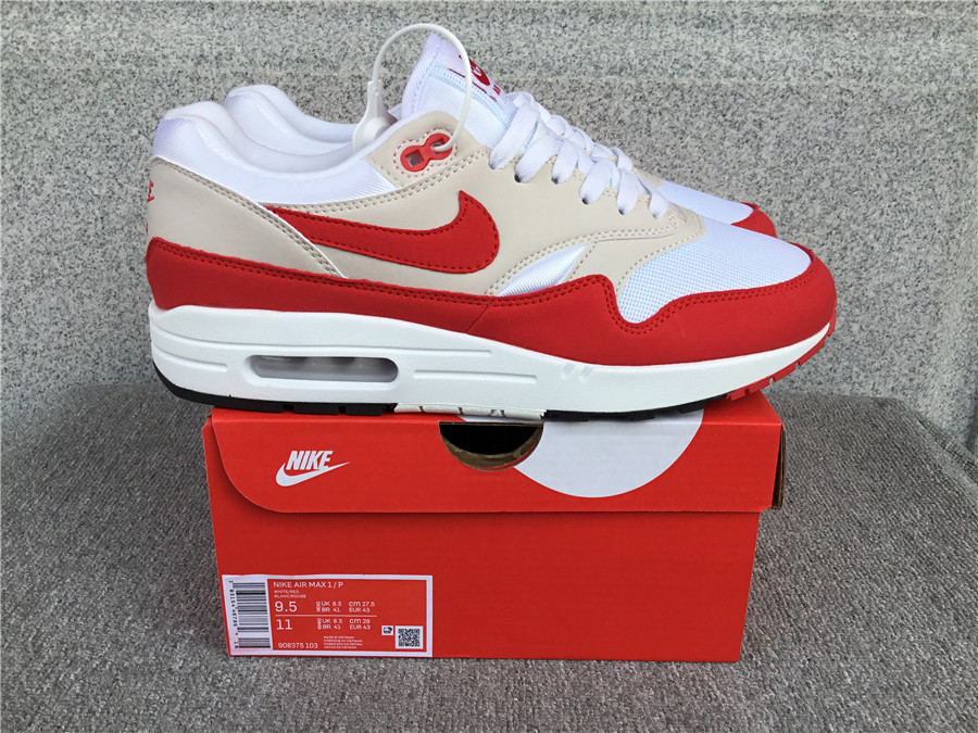 Nike Air Max 1 Nike Half Palm Air Cushion Retro Running Shoes 908375-103