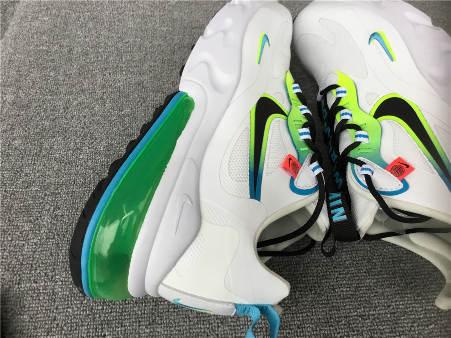 Nike Air Max 270 React Air Cushioned Running Shoe CK6457-100