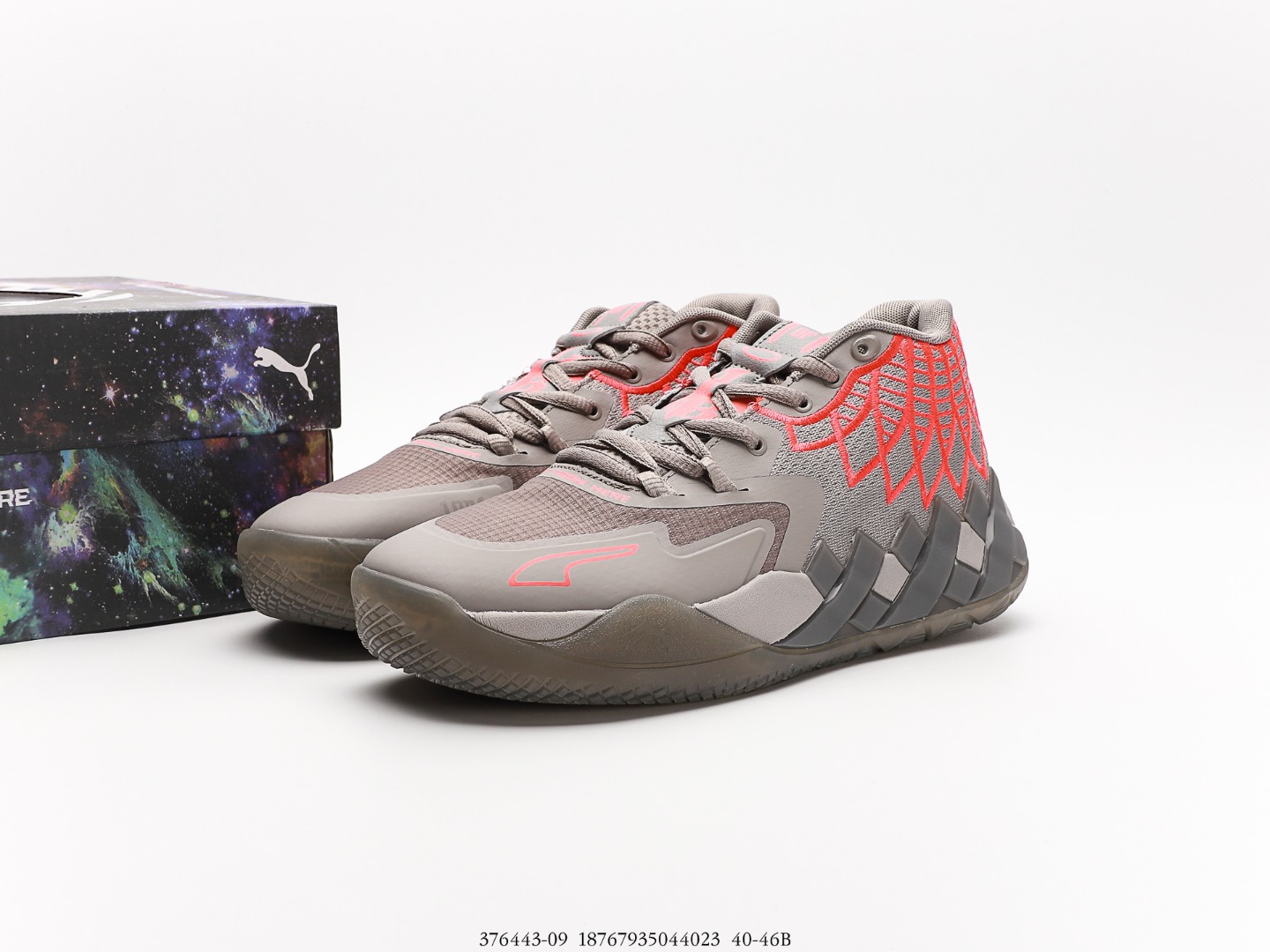 Puma LaMelo Ball MB.01 Rock Ridge Red Blast 376443-09