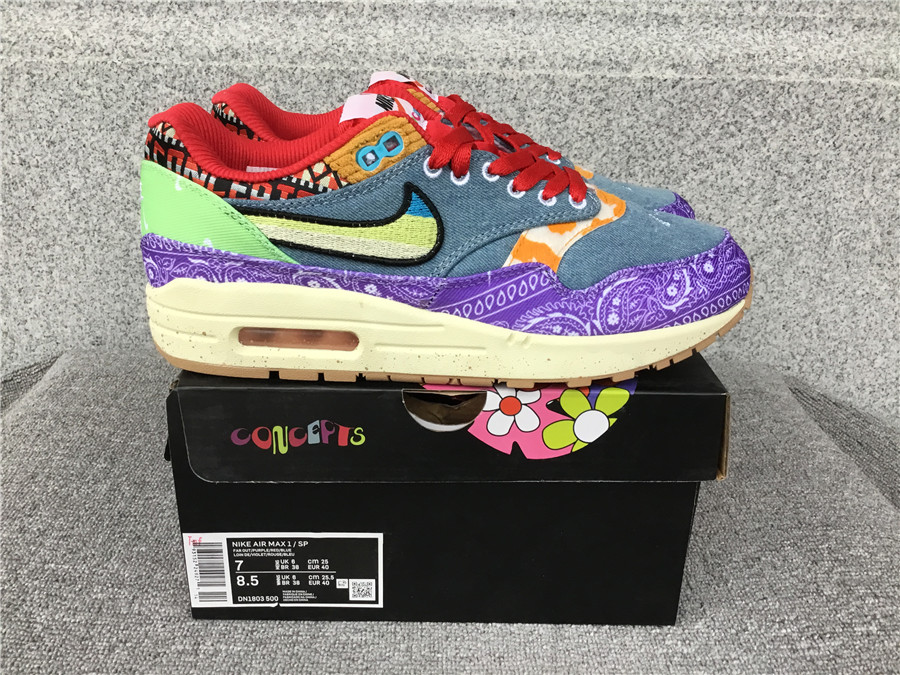 Nike Air Max 1 Nike Half Palm Air Cushion Retro Running Shoes DN1803-500