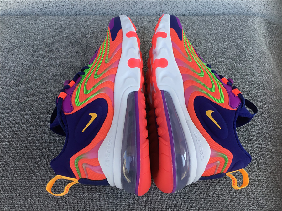 Nike Air Max 270 React Air Cushioned Running Shoe CD0113-600