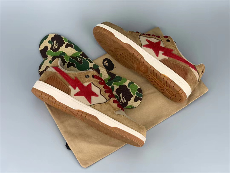 GT A Bathing Ape Bape Wheat Red