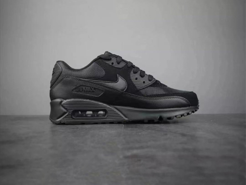 Nike Air Max 90 Leather Triple Black (2020) CZ5594-001