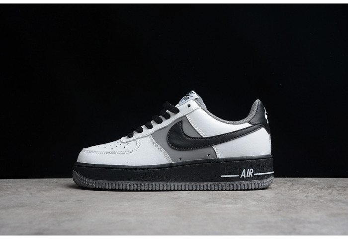 Nike Air Force 1 Low White Dark Grey Black Shoes 553689-609
