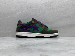 GT A Bathing Ape Bape Dark Purple Green