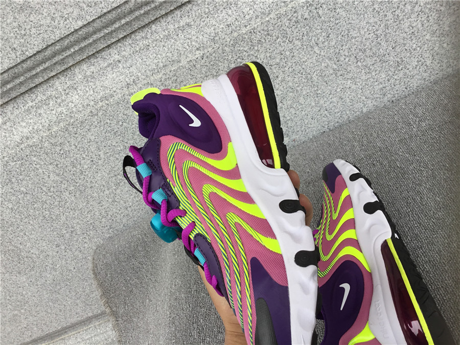 Nike Air Max 270 React Air Cushioned Running Shoe CK2595-500