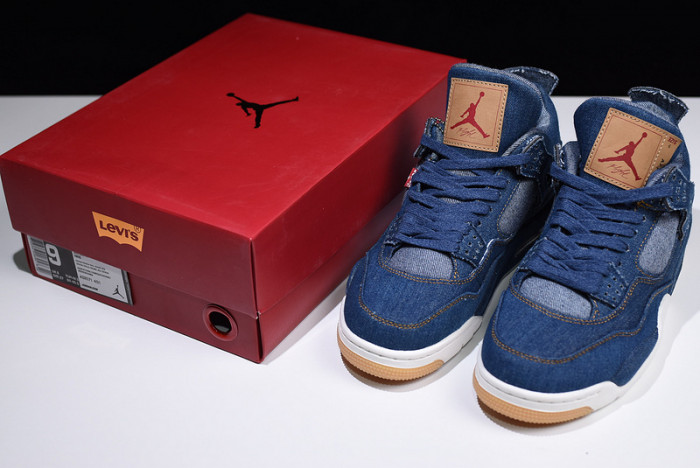 Levis x Nike Air Jordan 4 Denim AO2571-401