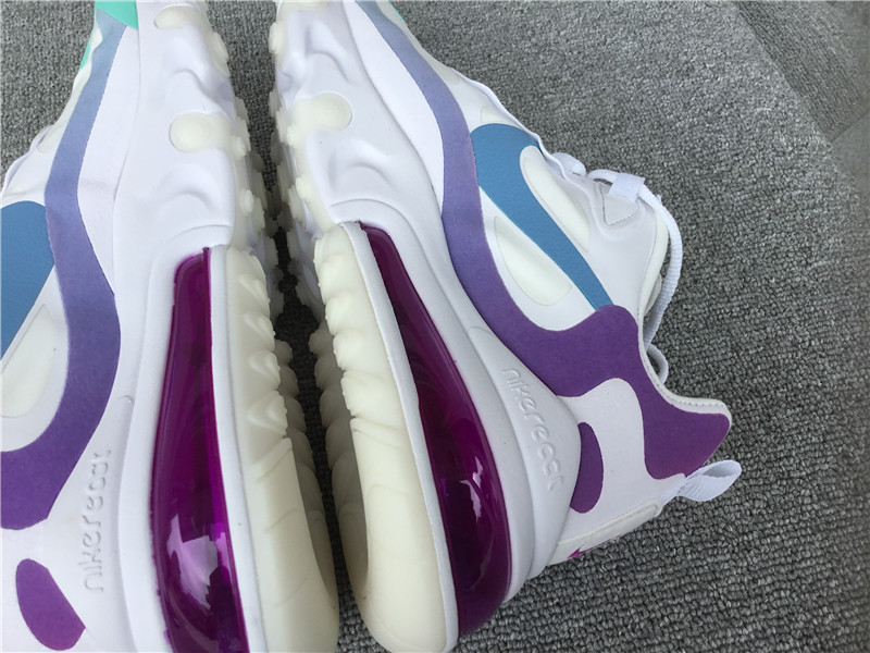 Nike Air Max 270 React Air Cushioned Running Shoe AT6174-102