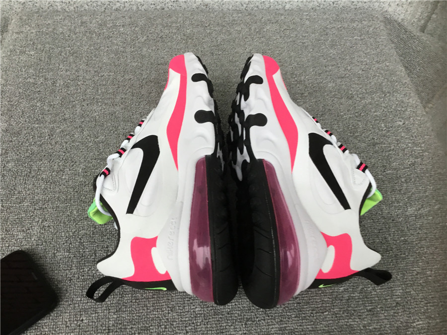 Nike Air Max 270 React Air Cushioned Running Shoe CJ0619-101