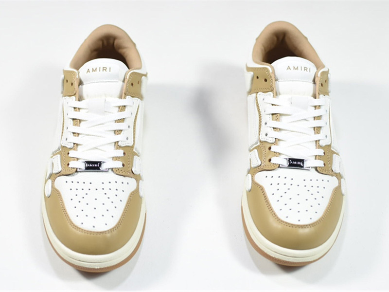 AMIRI Skel Top Low Brown White MFS003-281