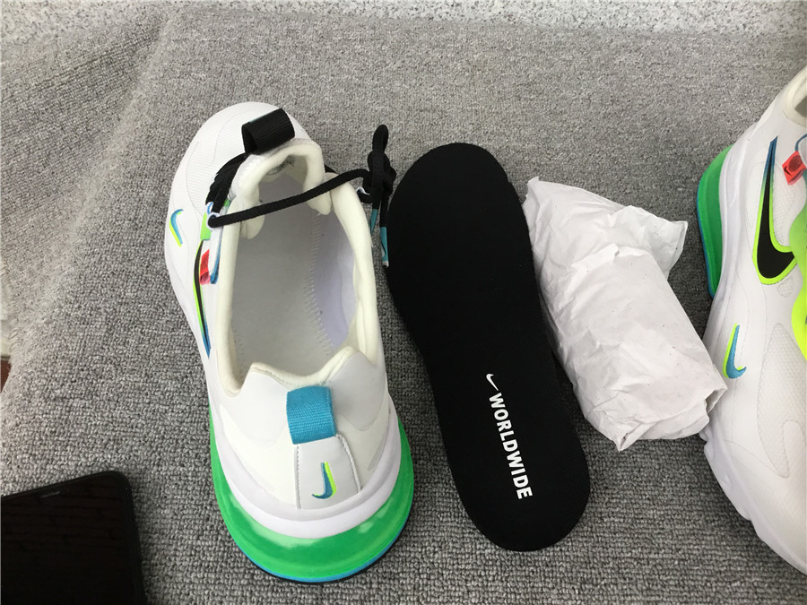 Nike Air Max 270 React Air Cushioned Running Shoe CK6457-100