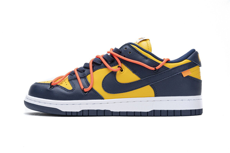 Nike Dunk Low Off-White University Gold Midnight Navy CT0856-700