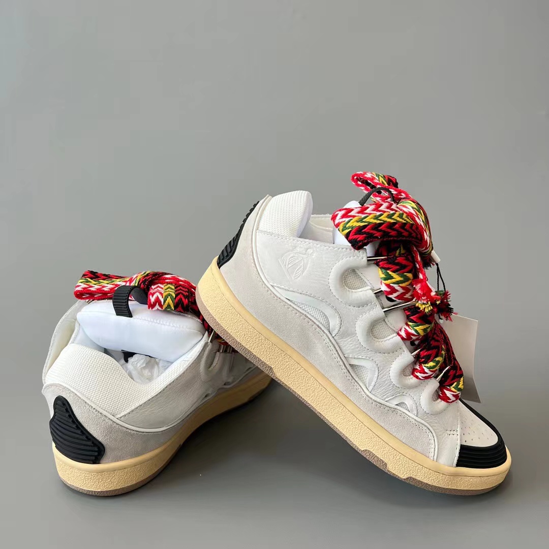 Lanvin Curb Sneaker White Multicolor