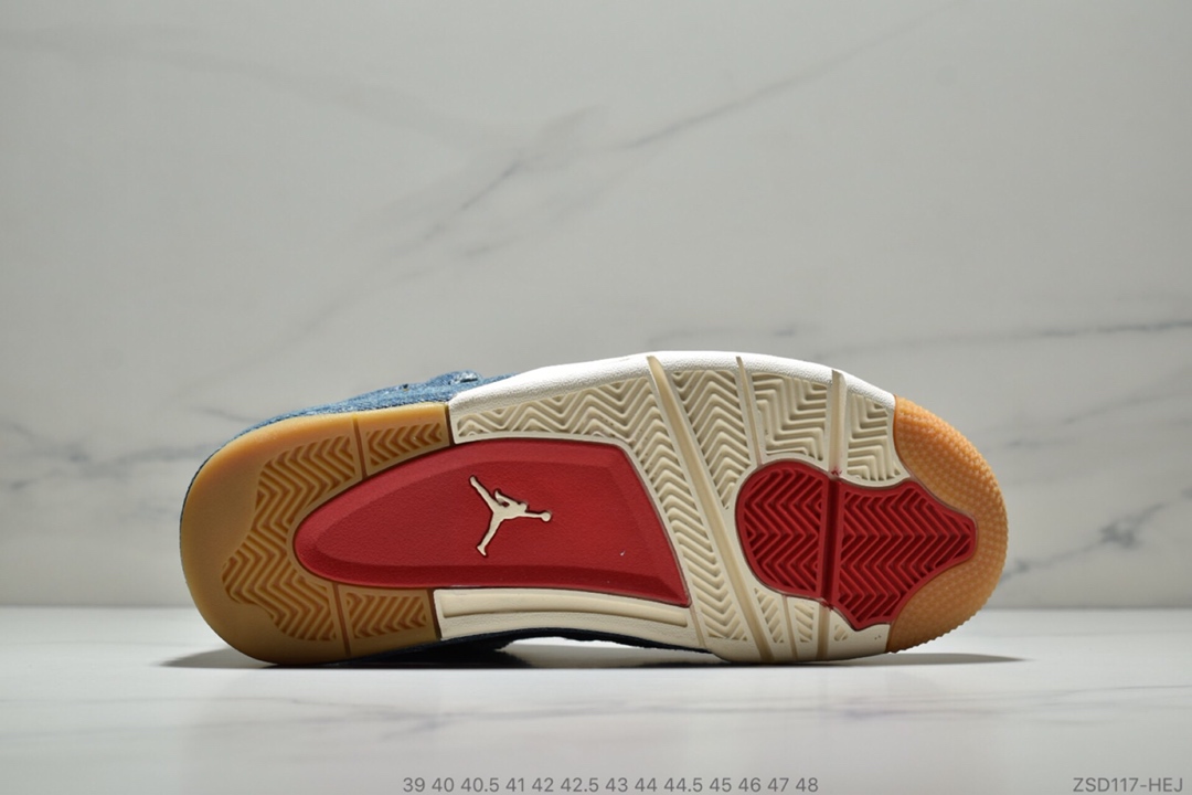 Levis x Nike Air Jordan 4 Denim AO2571-401