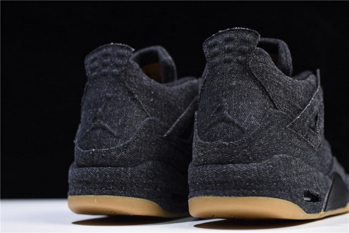 Levis x Air Jordan 4 black AO2571-001