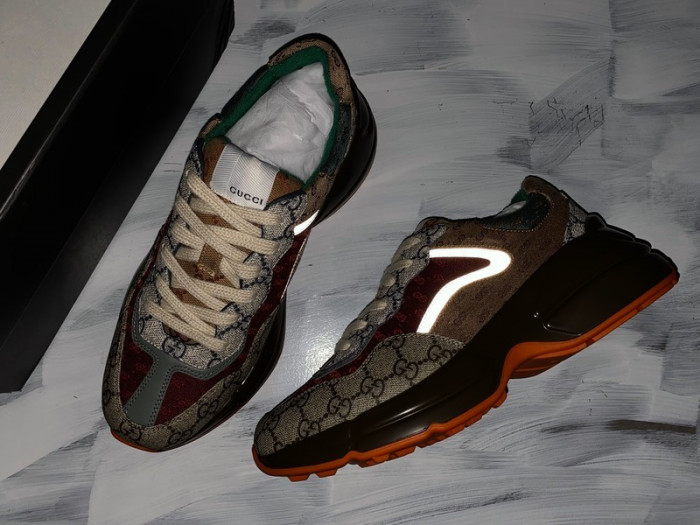 Gucci Rhyton Vintage Trainer Sneaker 576969 DRW00 9522
