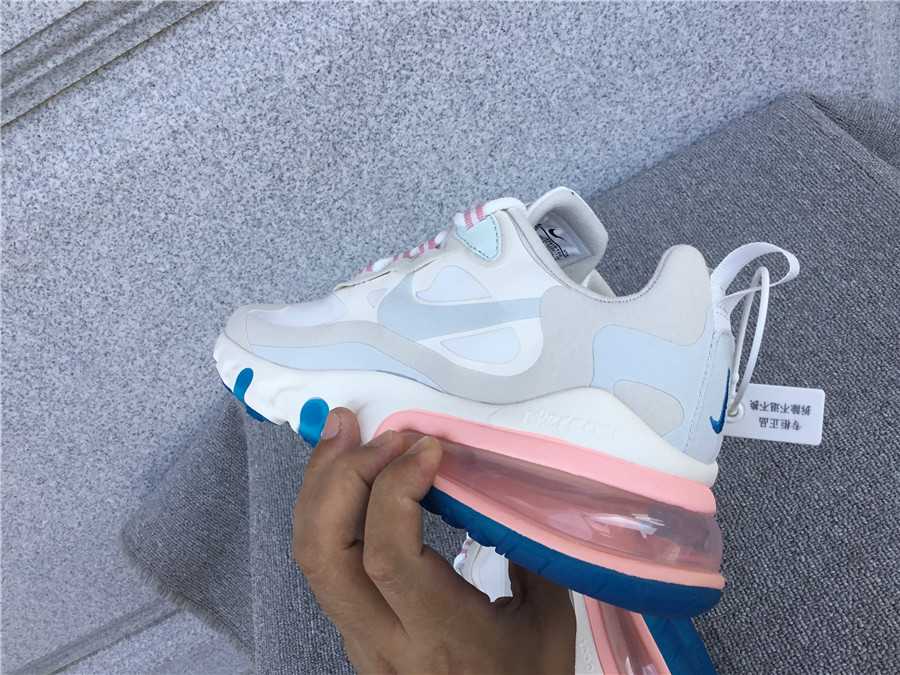 Nike Air Max 270 React Air Cushioned Running Shoe AT6174-100