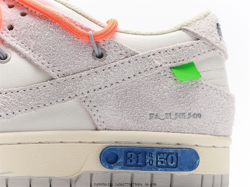 OFF WHITE X Nike Dunk SB Low The 50 NO.31 DJ0950-116