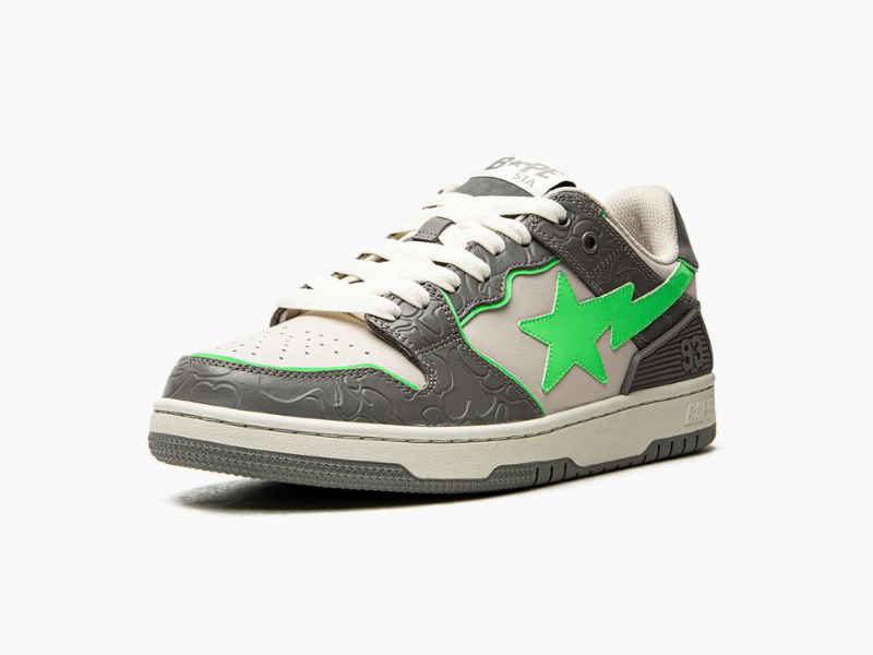 A BATHING APE? BAPE SK8 STA #4 M2 IT Beige/Grey/Green