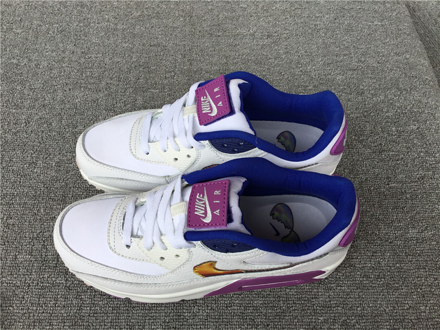 Nike Air Max90 Joint Air Cushion Mesh Breathable Running Shoes CJ0623-100