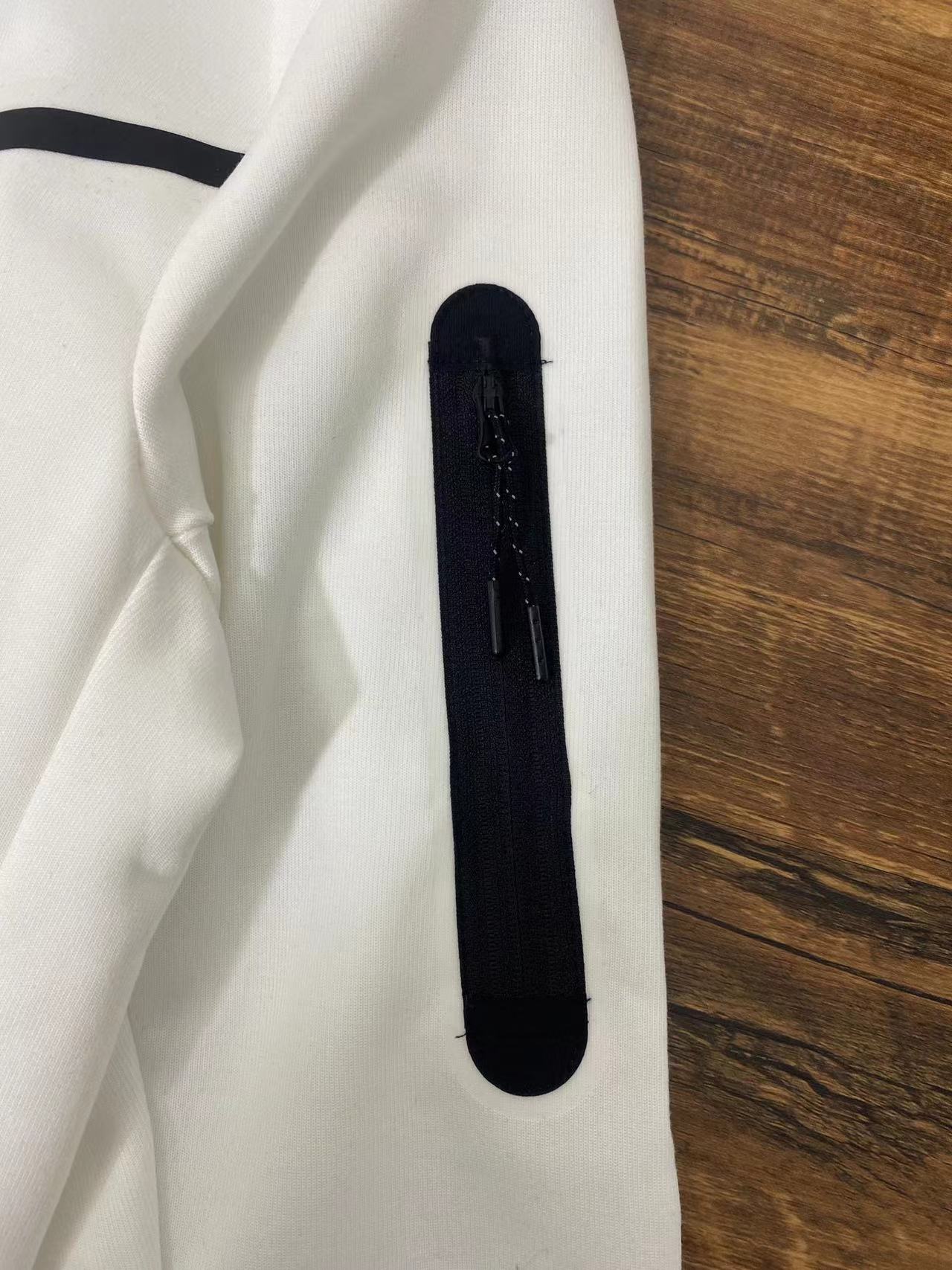 Nike Sportswear Tech Fleece Full-Zip Hoodie & Joggers Setwhite [Dress + pants set]