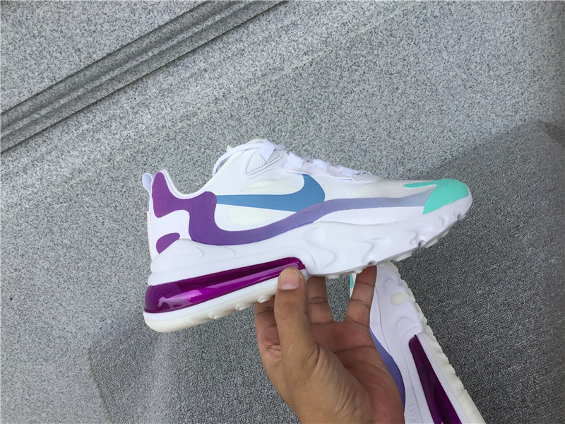 Nike Air Max 270 React Air Cushioned Running Shoe AT6174-102