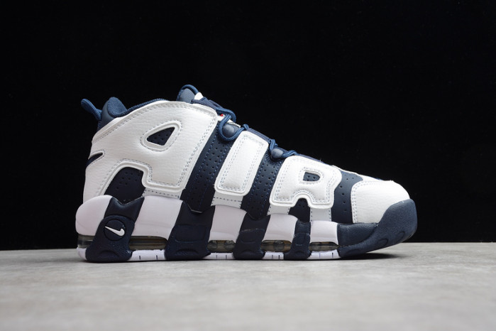 Nike Air More Uptempo Olympic White/Midnight Navy 414962-104