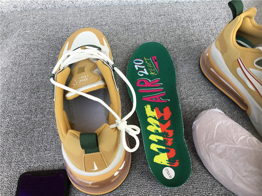 Nike Air Max 270 React Air Cushioned Running Shoe AO4971-700