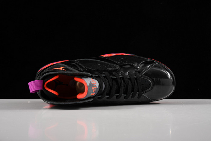 Air Jordan 7 Retro Black Patent Leather 313358-006